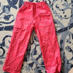 Columbia Cyprus II Rain Pant Girls 6/7 XS